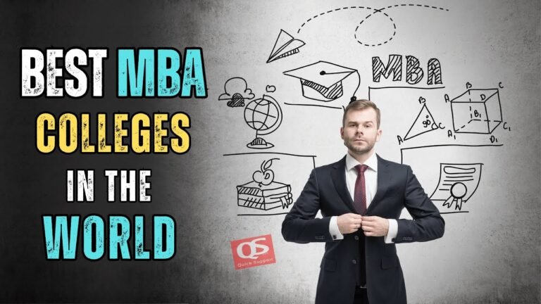 Best MBA Colleges in the World 